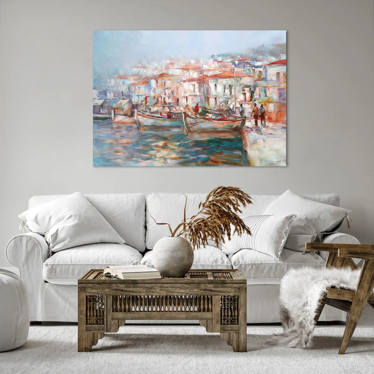 Vászonkép - Pasztell vakáció - 100x70 cm