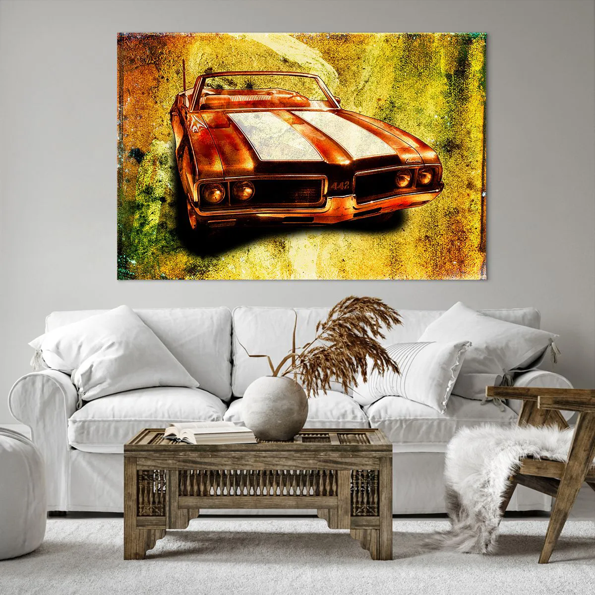 Tablou pe pânză - Puterea fermecătoare a formelor - 120x80 cm