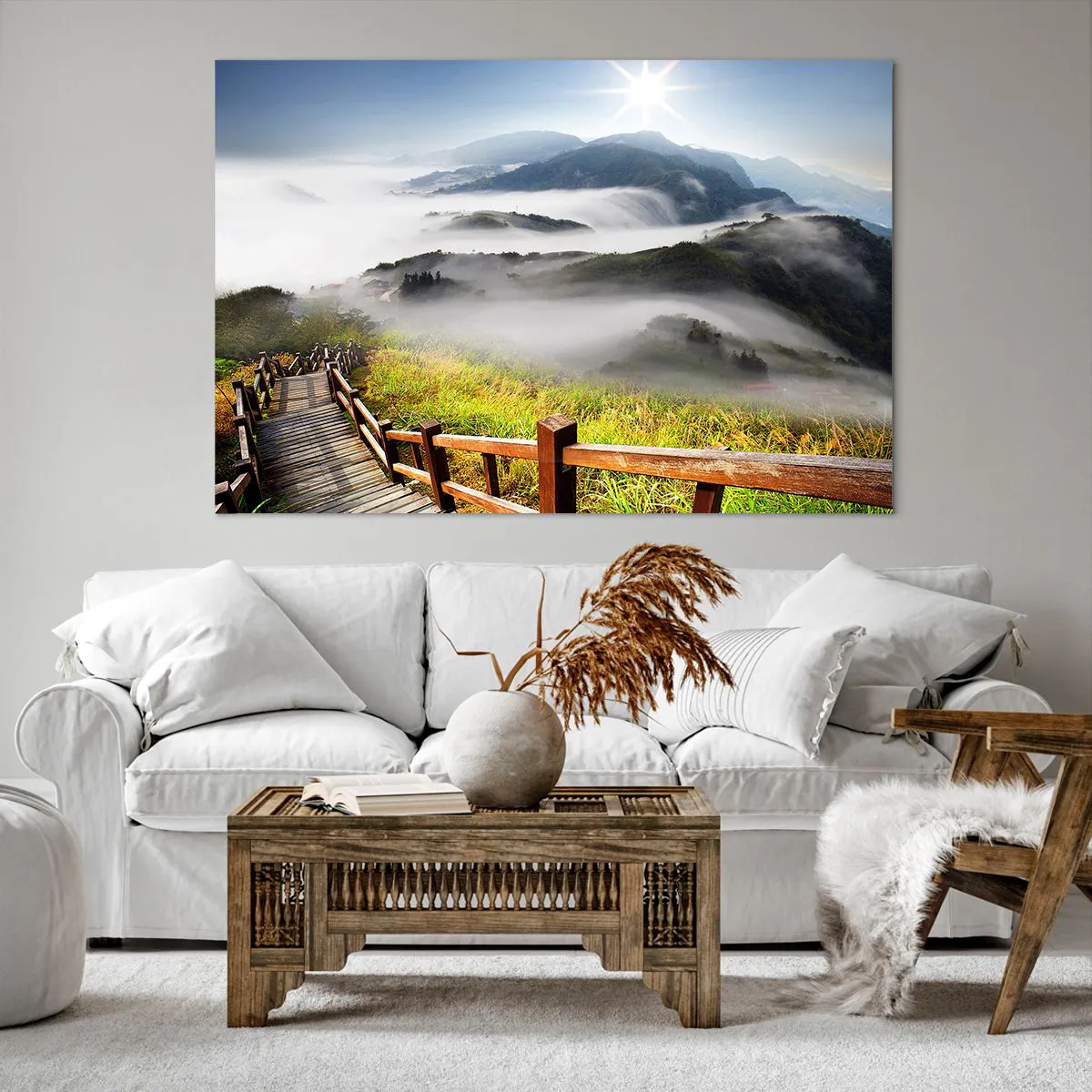 Lærredstryk - Billede på lærred - Vævet mod blænding og tåge - 120x80 cm