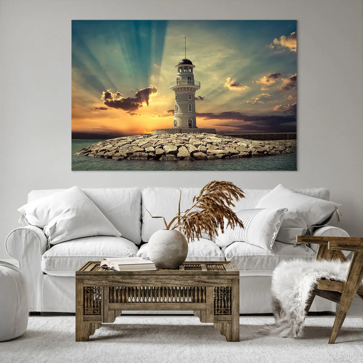 Vászonkép - Fény - Jóság - Szépség - 120x80 cm