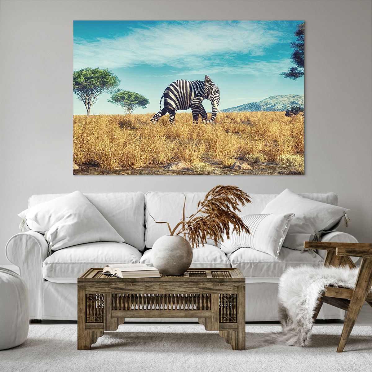 Bild auf Leinwand Abstraktion, Bild auf Leinwand Elefant, Bild auf Leinwand Rippen, Bild auf Leinwand Landschaft, Bild auf Leinwand Afrika