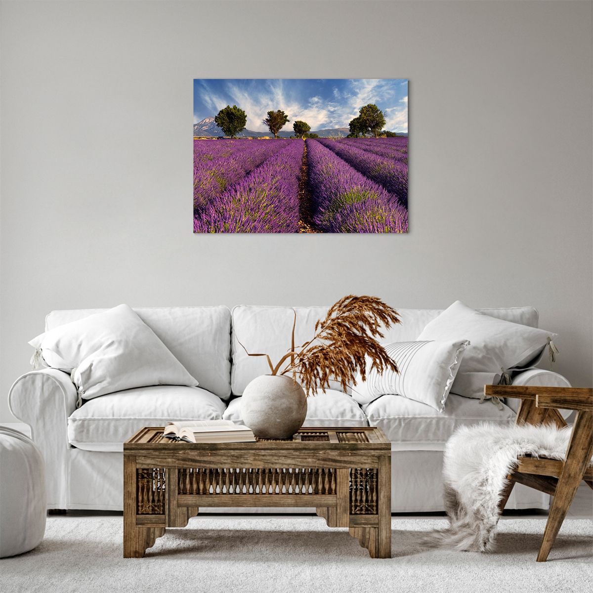 Bild auf Leinwand Landschaft, Bild auf Leinwand Natur, Bild auf Leinwand Lavendel, Bild auf Leinwand Frankreich, Bild auf Leinwand Landschaft