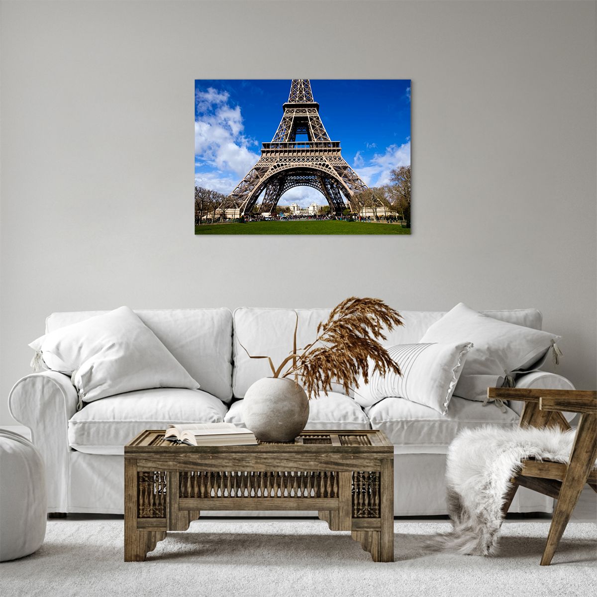 Bild auf Leinwand Eiffelturm, Bild auf Leinwand Paris, Bild auf Leinwand Die Architektur, Bild auf Leinwand Frankreich, Bild auf Leinwand Stadt