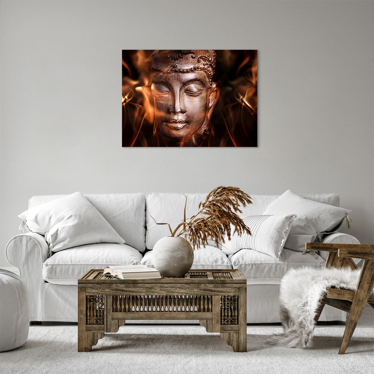 Bild auf Leinwand Buddha, Bild auf Leinwand Religion, Bild auf Leinwand Asien, Bild auf Leinwand Kultur, Bild auf Leinwand Statue