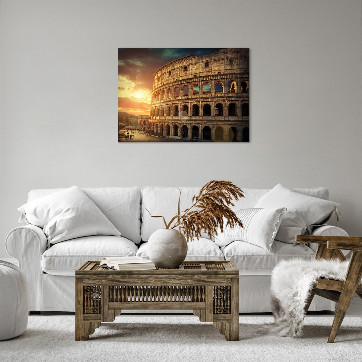 Quadro su tela Colosseo, Quadro su tela Roma, Quadro su tela Architettura, Quadro su tela Italia, Quadro su tela Cultura