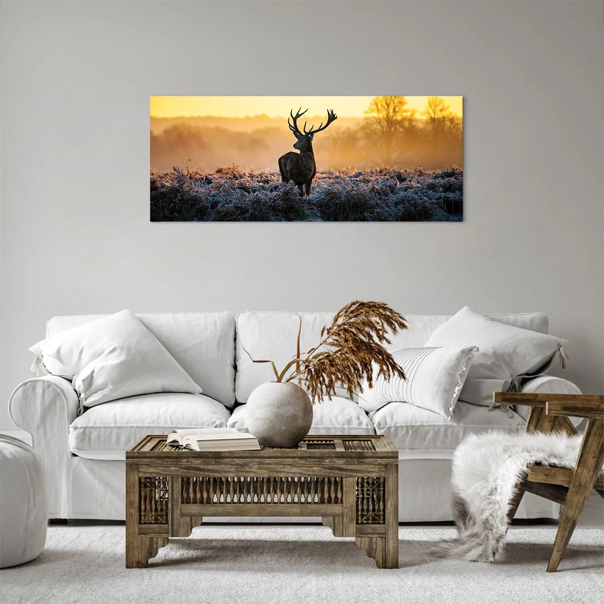 Canvas picture - Crowned in Its Kingdom - 100x40 cm