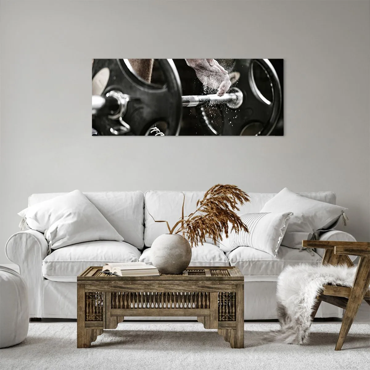 Lærredstryk - Billede på lærred - Udfordringen er taget imod! - 100x40 cm