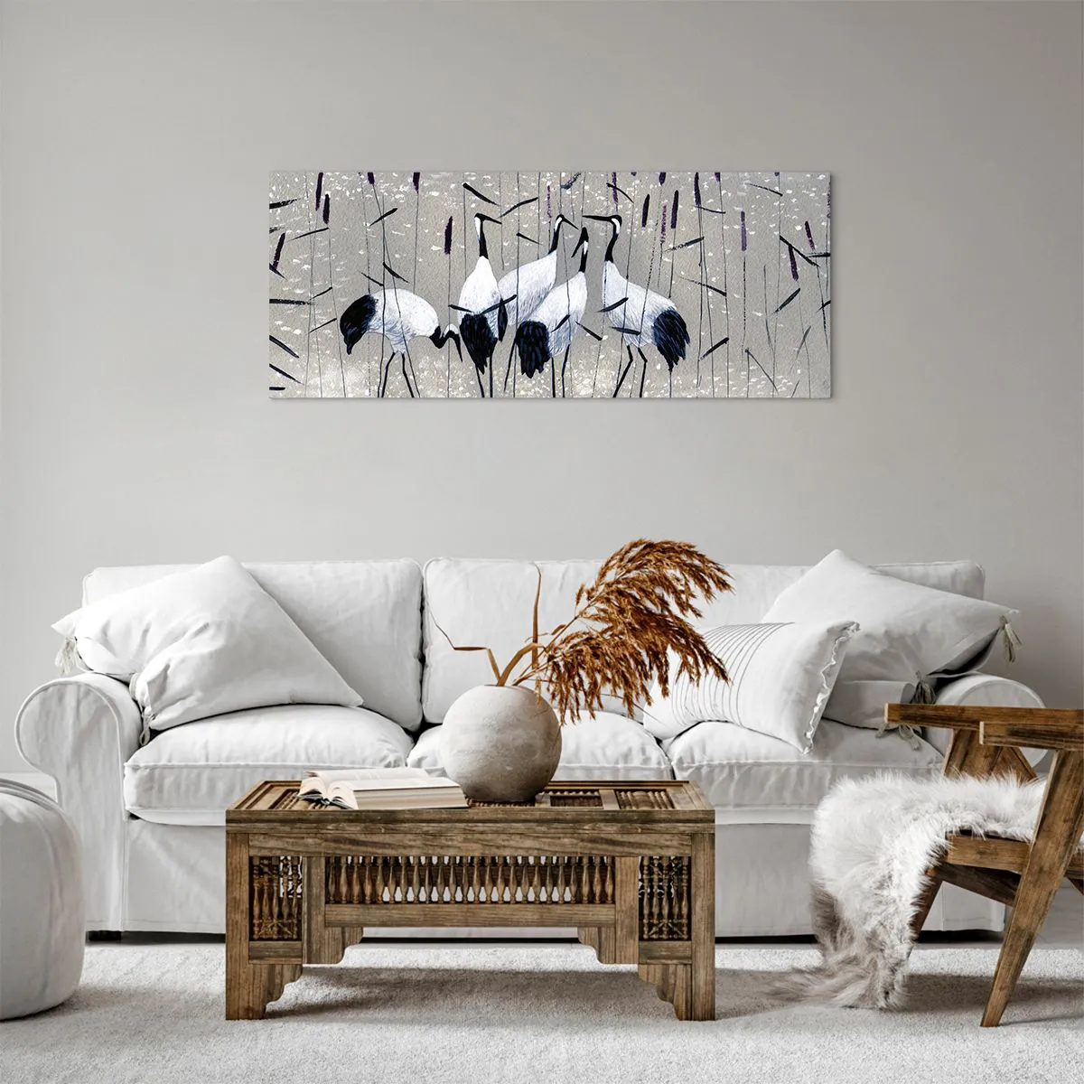 Bild auf Leinwand - Leinwandbild - Unter ihren eigenen - 100x40 cm
