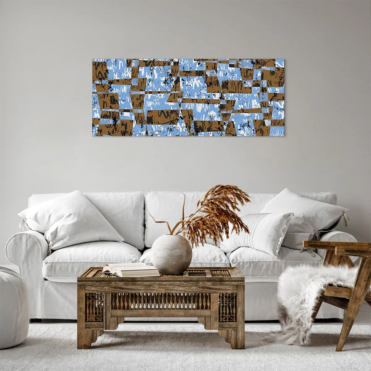 Impression sur toile - Image sur toile - Une découpe non humaine - 100x40 cm