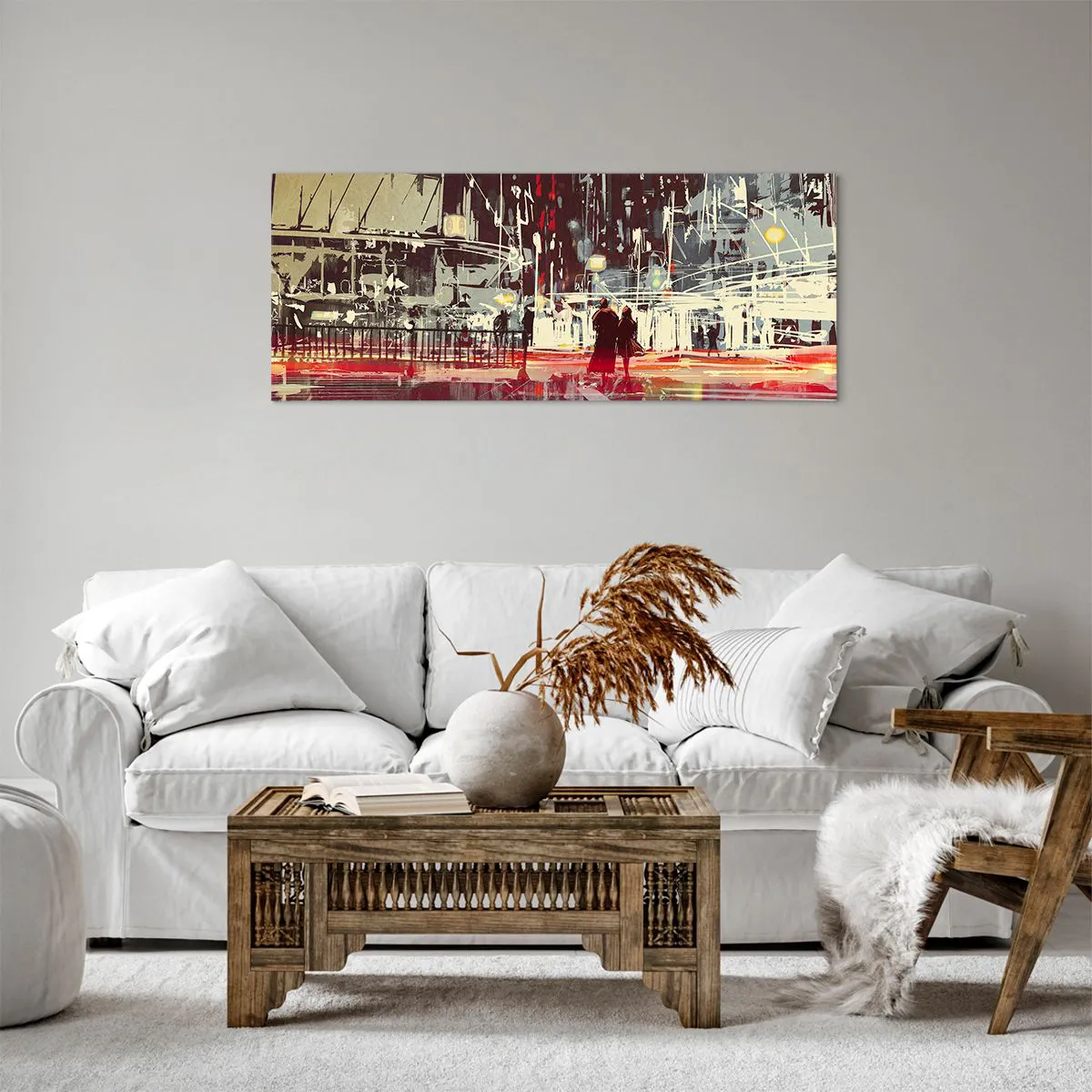 Vászonkép - Egy nagyvárosi átkelő - 100x40 cm