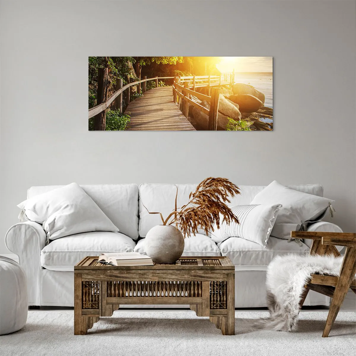 Canvas picture - Another Bend, New Wonders - 100x40 cm