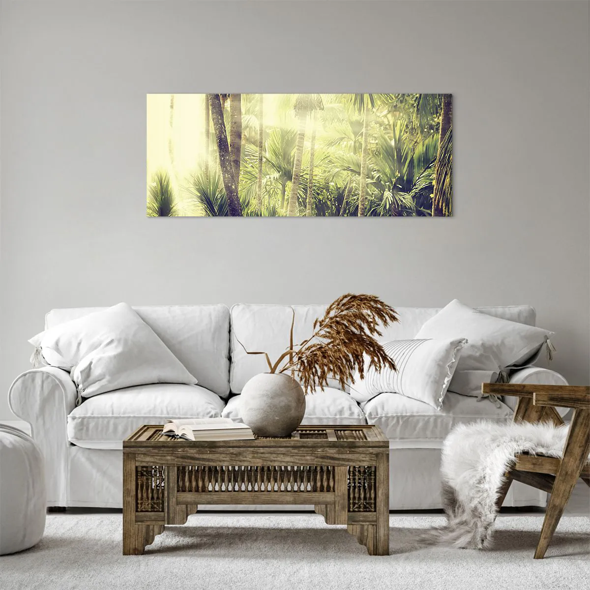 Obraz na plátně - V zeleném žáru - 100x40 cm