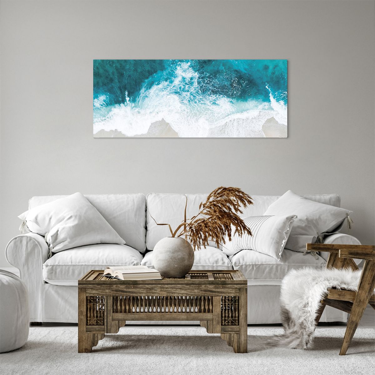 Quadro su tela Paesaggio, Quadro su tela Spiaggia, Quadro su tela Onda Marina, Quadro su tela Mare, Quadro su tela Oceano