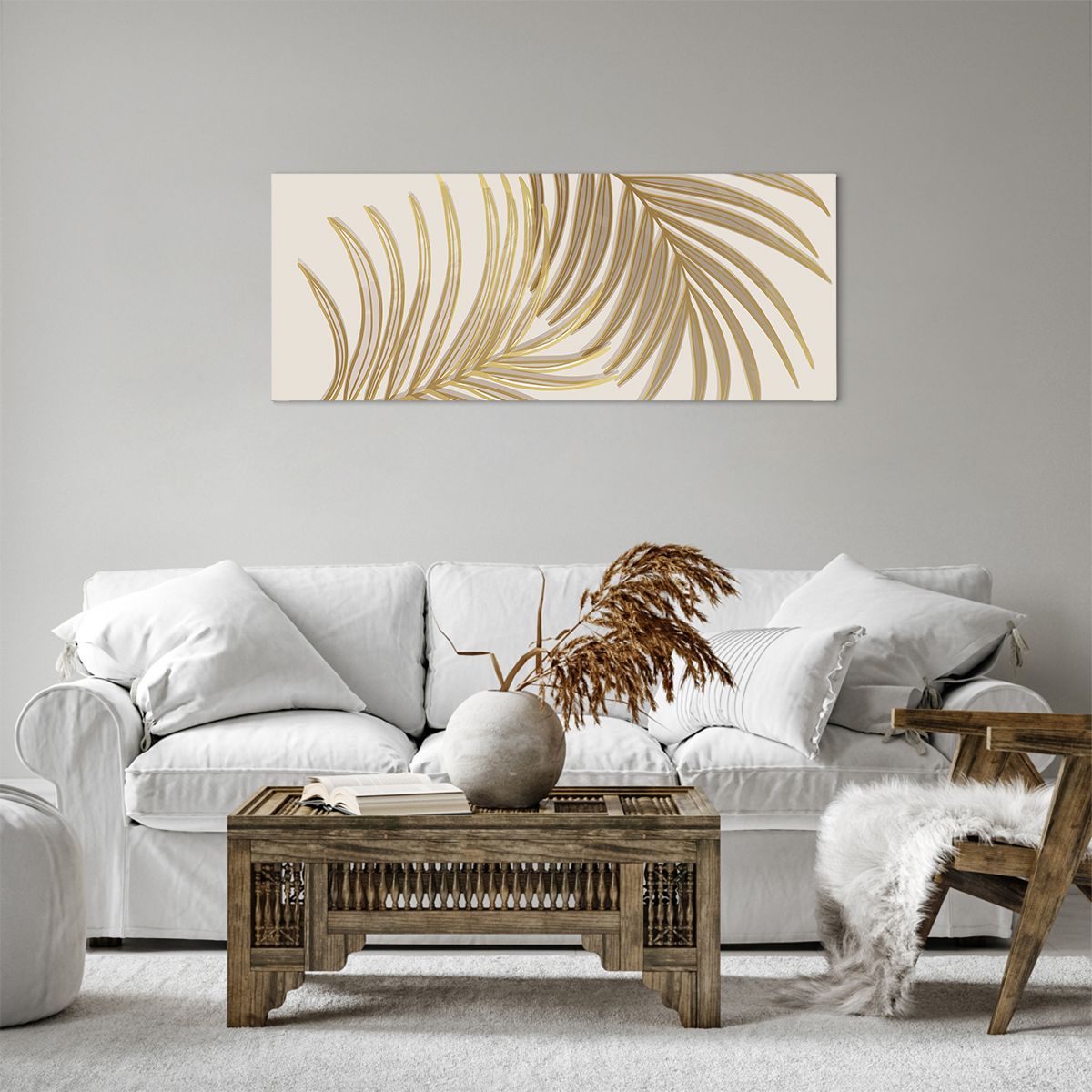Canvas picture Abstraction, Canvas picture Palm Leaf, Canvas picture Graphics, Canvas picture Art, Canvas picture Leaves