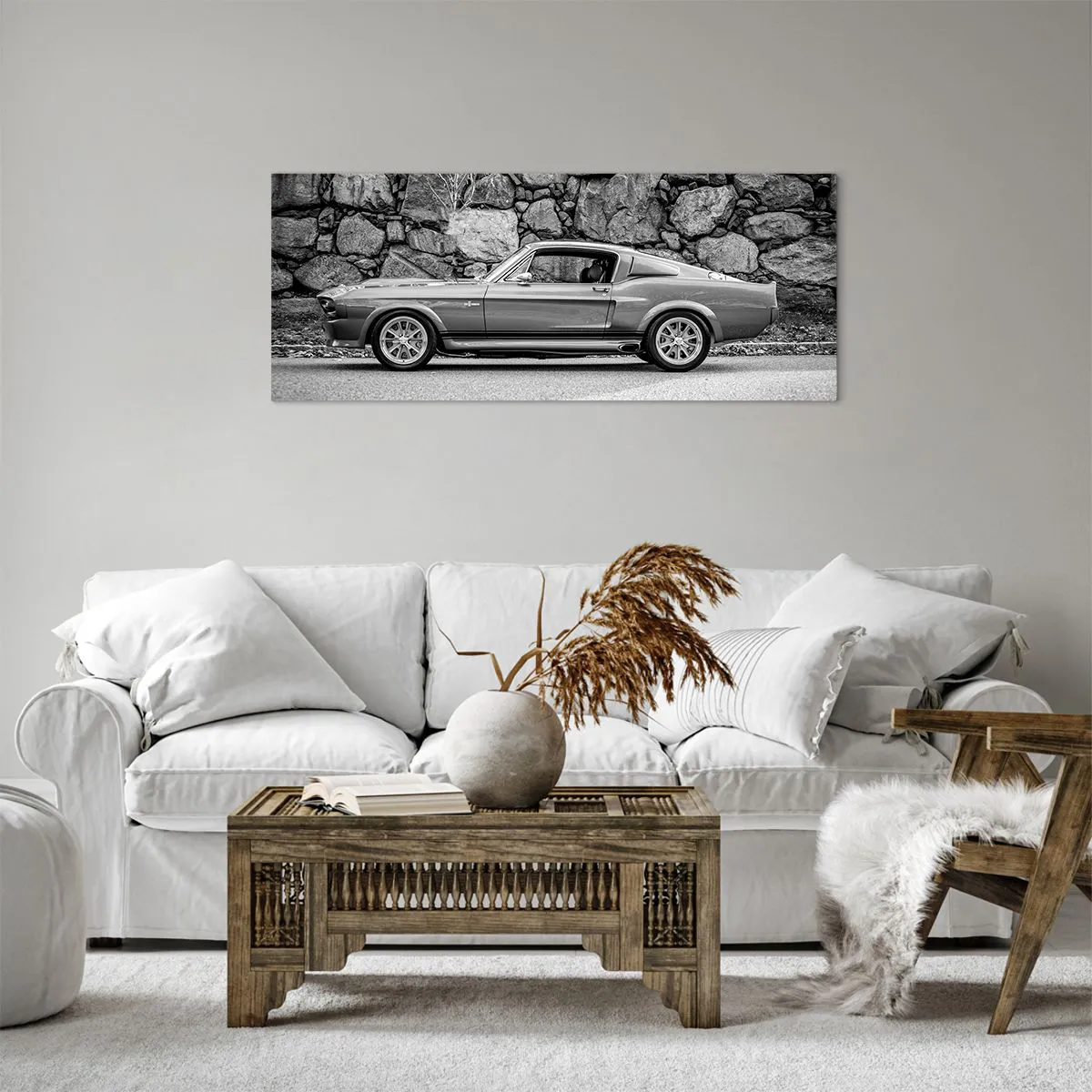 Impression sur toile - Image sur toile - Légende des années 60 - 100x40 cm