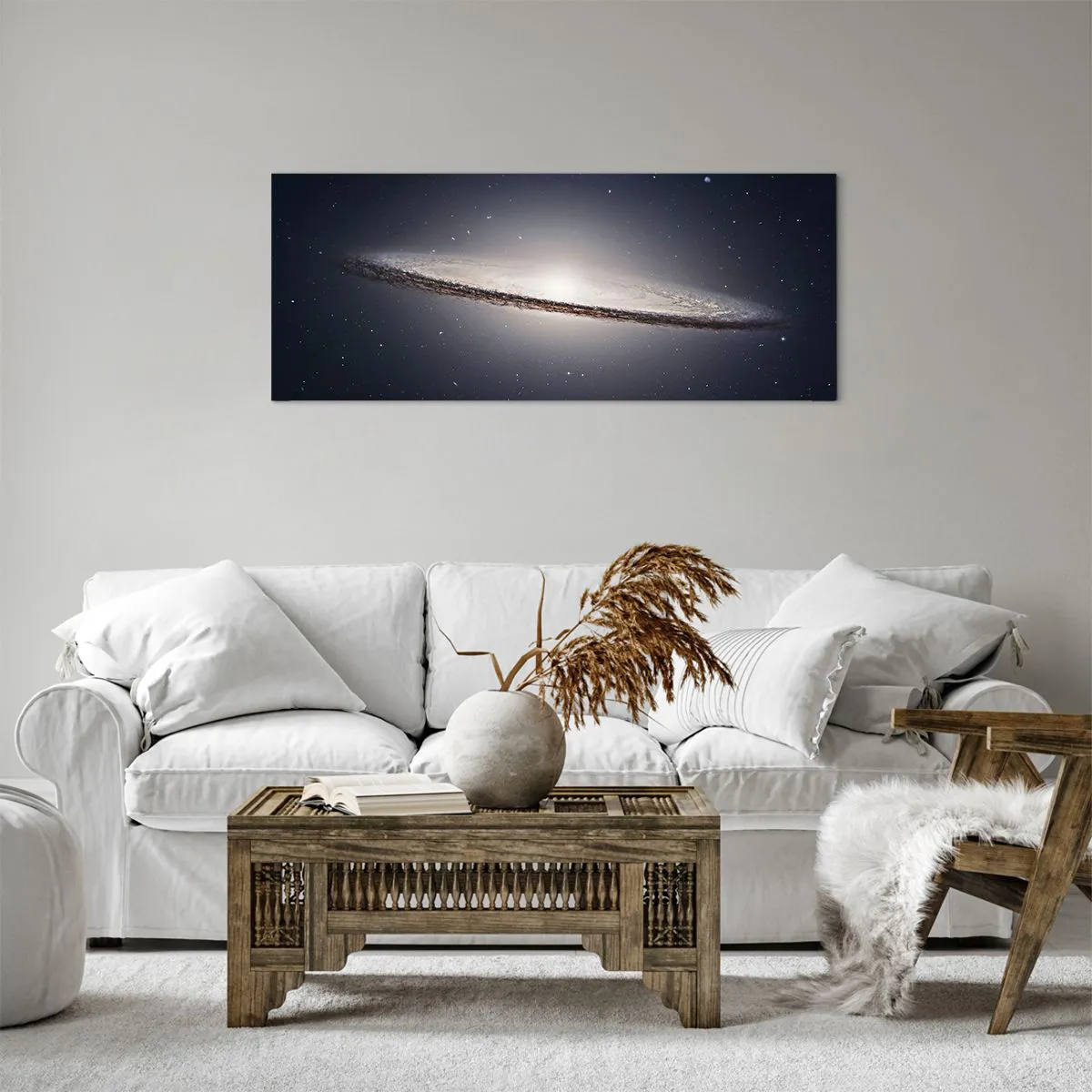 Canvas picture - A Long Time Ago in a Distant Galaxy - 100x40 cm