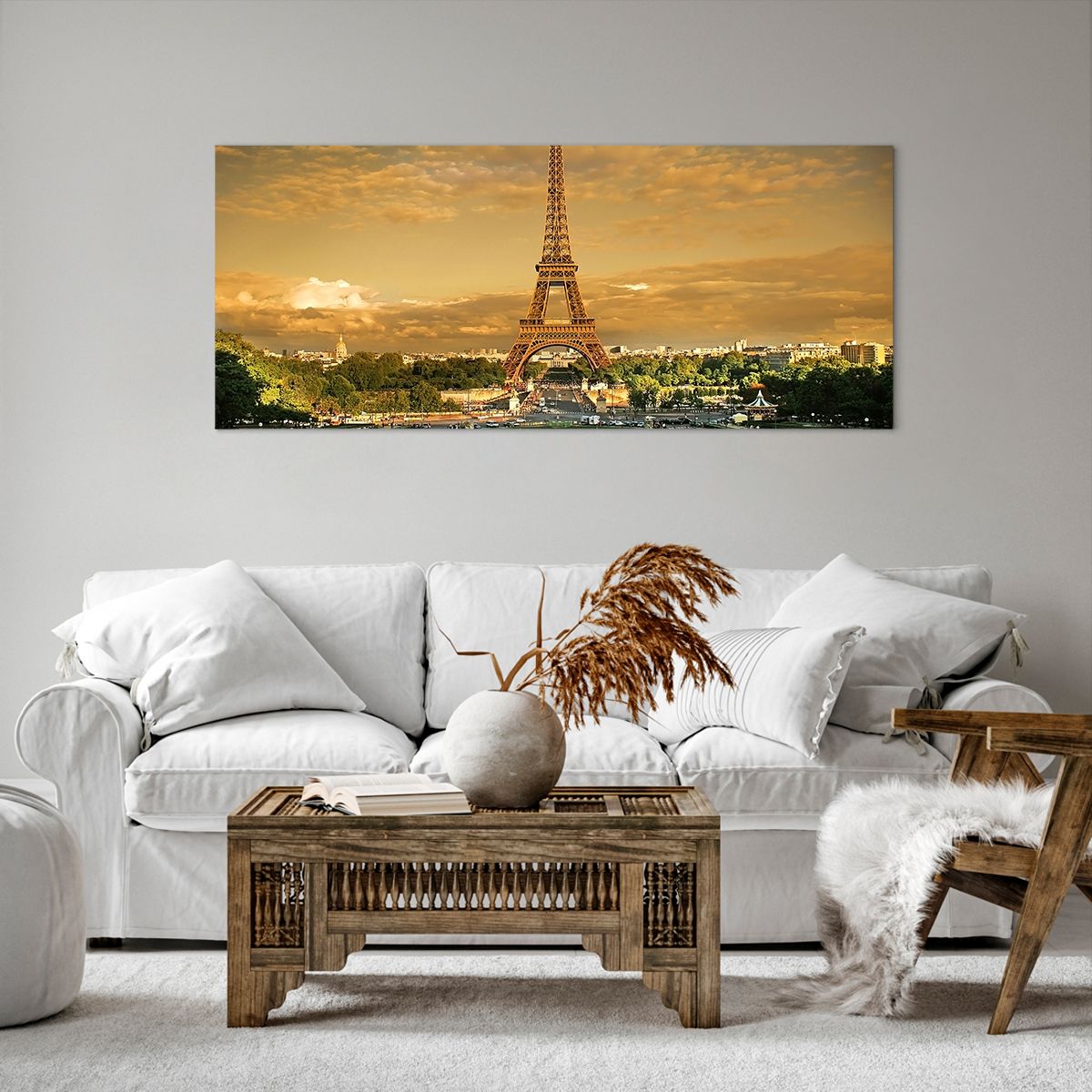 Impression sur Toile 100x40cm Tableaux Image Photo Vieux Moto Noir Et
