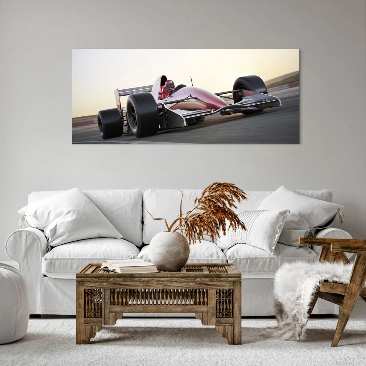 Lærredstryk - Billede på lærred - Altid en vinder - 120x50 cm