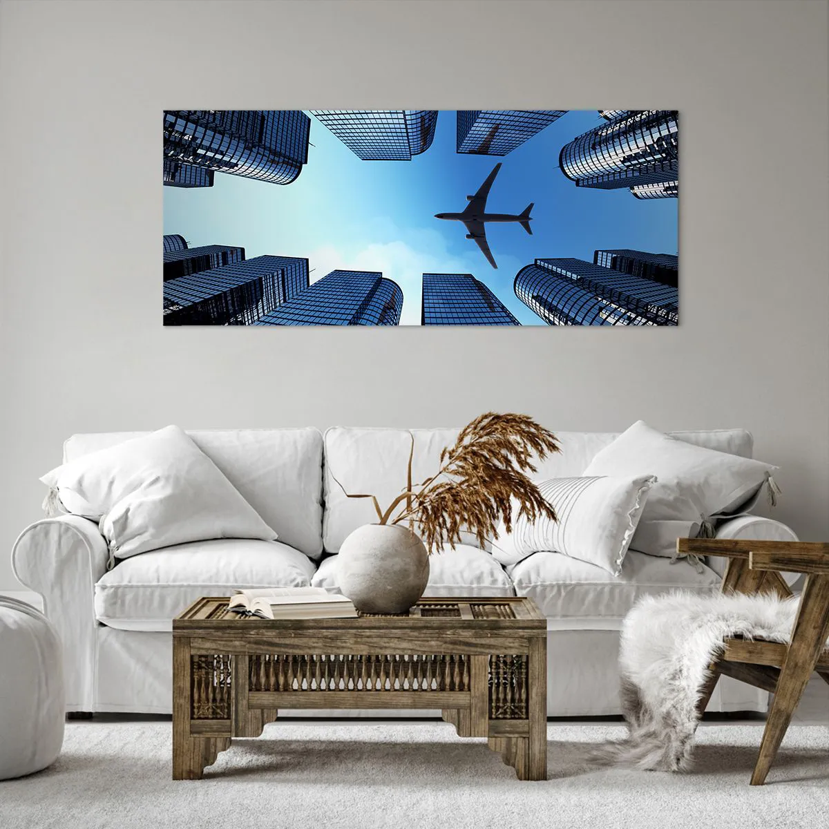 Canvas picture - View from a Glass Gorge - 120x50 cm