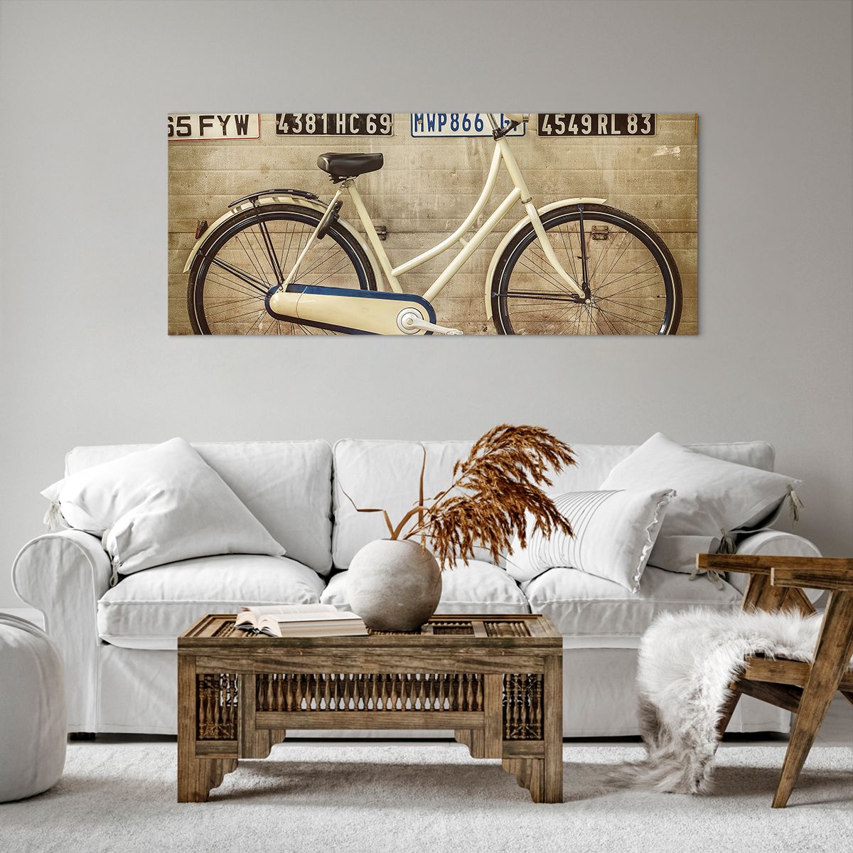 Bild auf Leinwand Wandgemälde, Bild auf Leinwand Fahrrad, Bild auf Leinwand Platten, Bild auf Leinwand Jahrgang, Bild auf Leinwand Kunst
