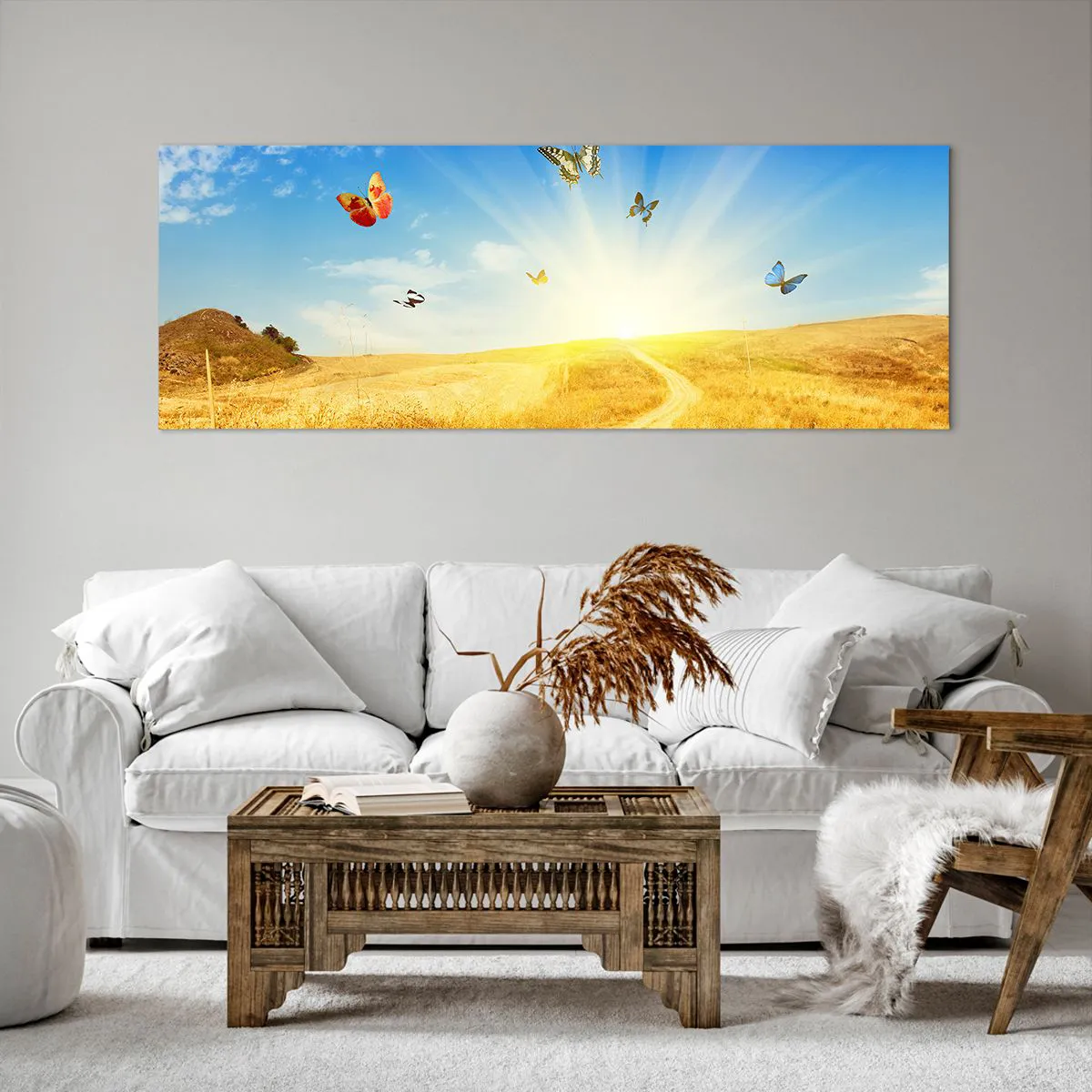 Canvas picture - How Can You Not Love the Summer? - 140x50 cm