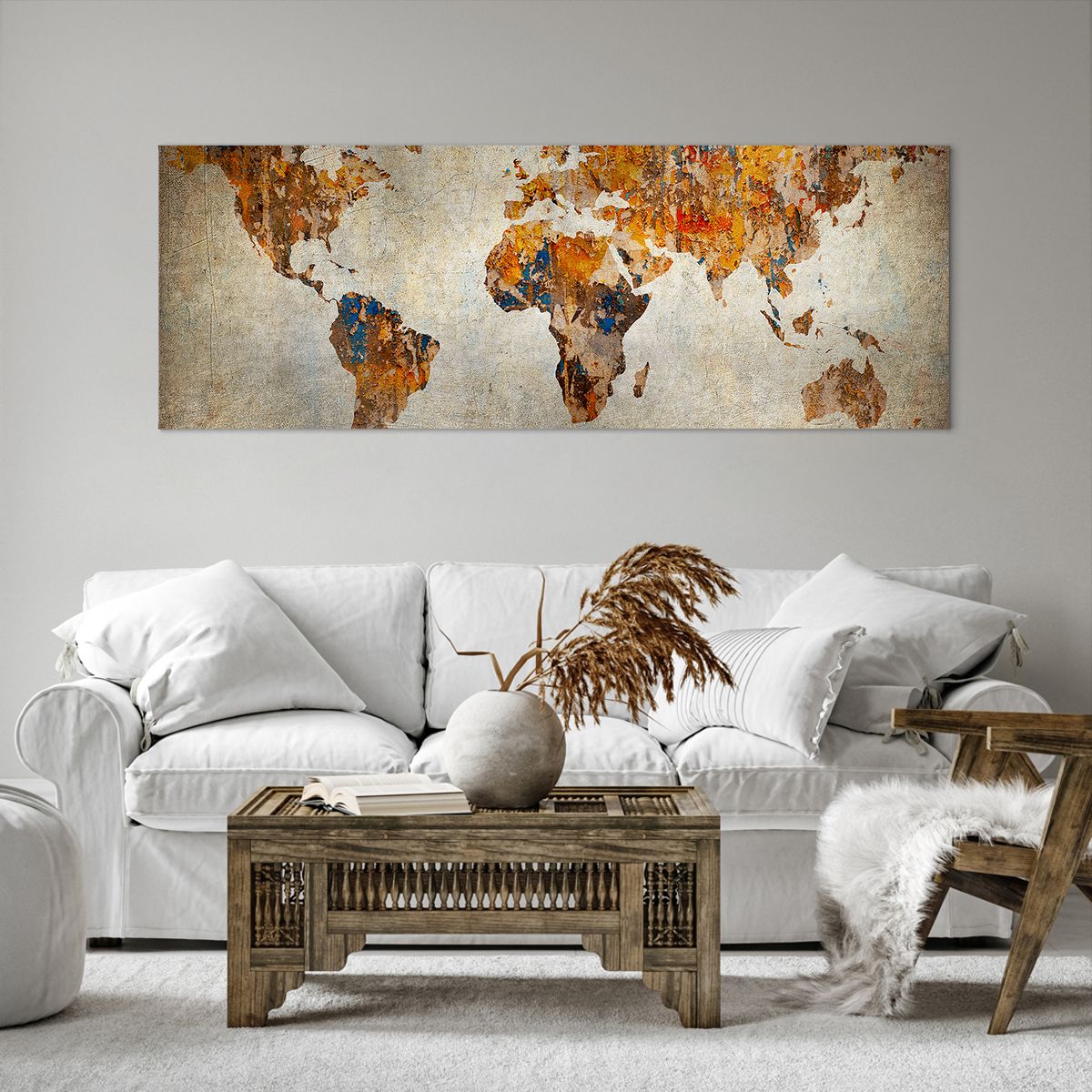 Quadro su tela 140x50 cm - Veramente un grande mondo - Arttor - Negozio con  decorazioni da parete