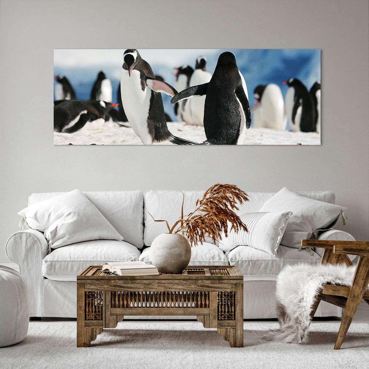 Obrazy na płótnie Pingwin, Obrazy na płótnie Antarktyda, Obrazy na płótnie Krajobraz, Obrazy na płótnie Śnieg, Obrazy na płótnie Lód