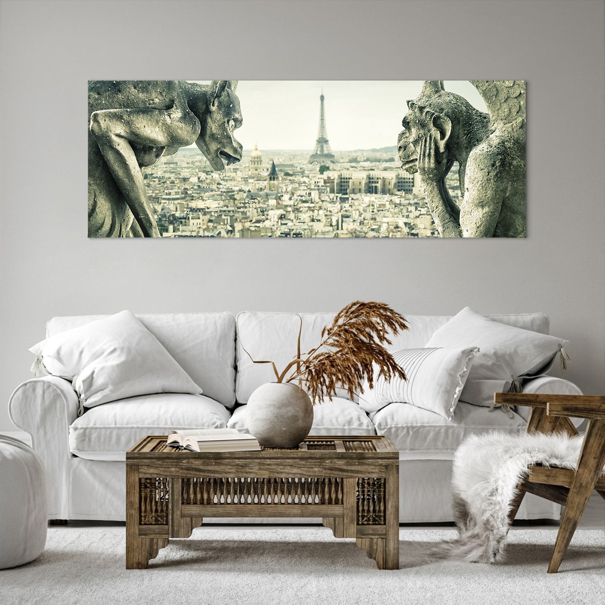 Obrazy na płótnie Miasto, Obrazy na płótnie Paryż, Obrazy na płótnie Katedra Notre-Dame, Obrazy na płótnie Architektura, Obrazy na płótnie Wieża Eiffla