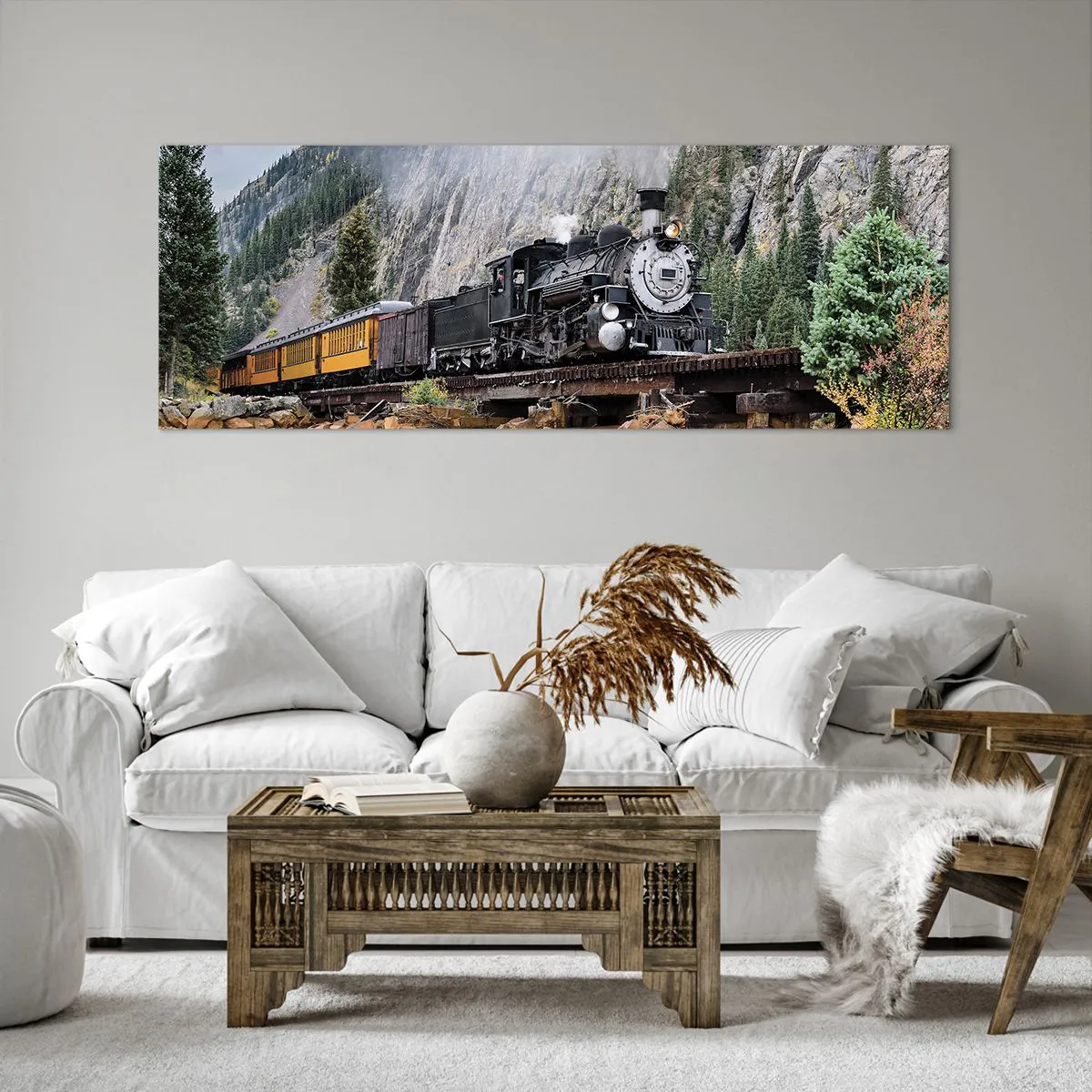 Vászonkép - Hova? Hova? - 140x50 cm