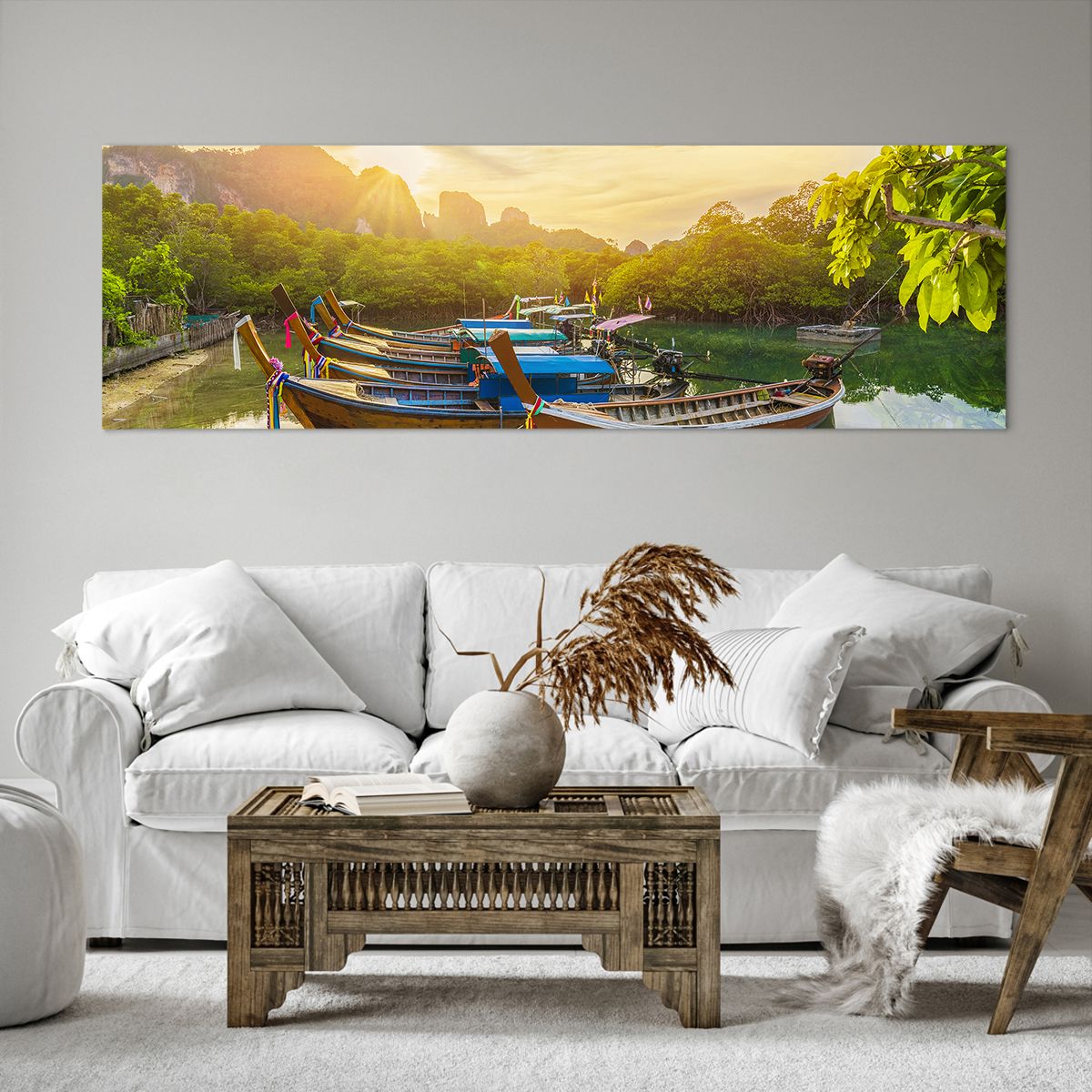 Bild auf Leinwand Landschaft, Bild auf Leinwand Thailand, Bild auf Leinwand Meer, Bild auf Leinwand Wald, Bild auf Leinwand Asien