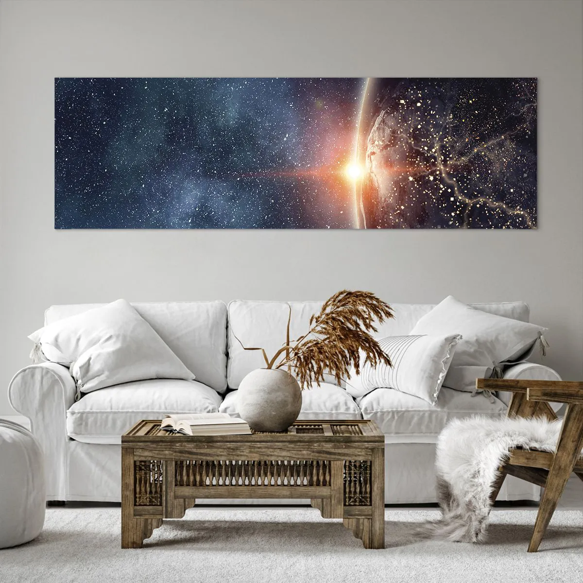 Canvas picture - In a New Perspective - 160x50 cm