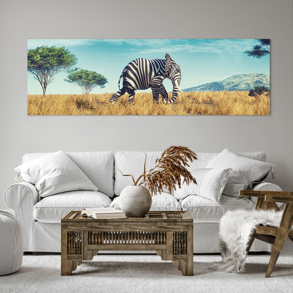 Bild auf Leinwand Abstraktion, Bild auf Leinwand Elefant, Bild auf Leinwand Rippen, Bild auf Leinwand Landschaft, Bild auf Leinwand Afrika