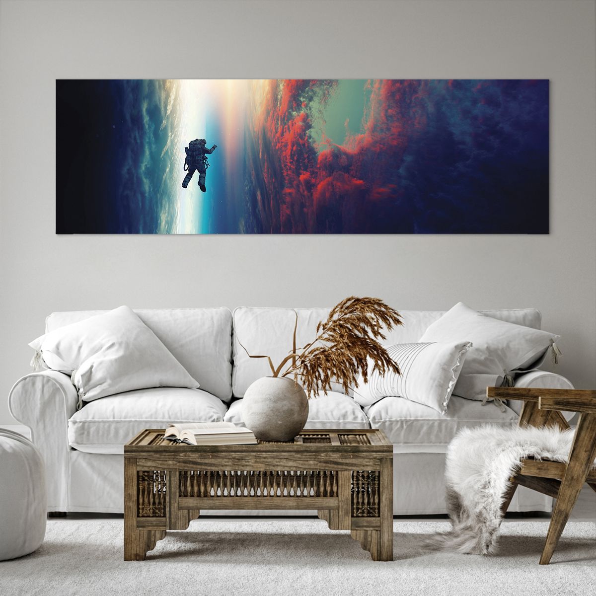Bild auf Leinwand Abstraktion, Bild auf Leinwand Astronaut, Bild auf Leinwand Kosmos, Bild auf Leinwand Universum, Bild auf Leinwand Gravitation