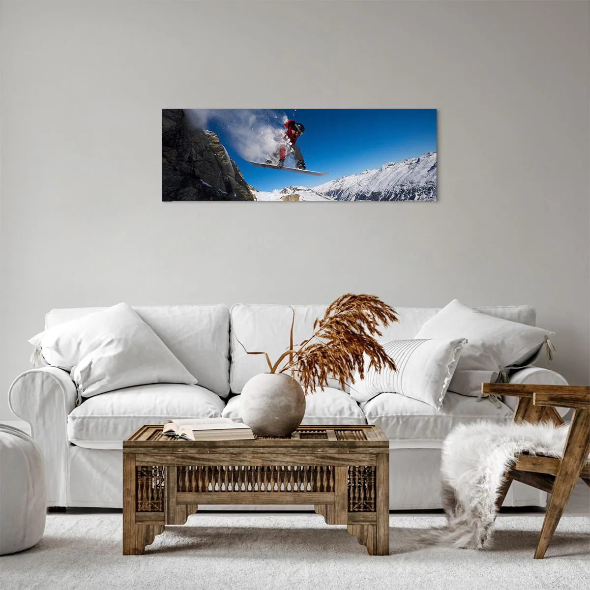 Canvas picture - And You Became Part of Space - 90x30 cm