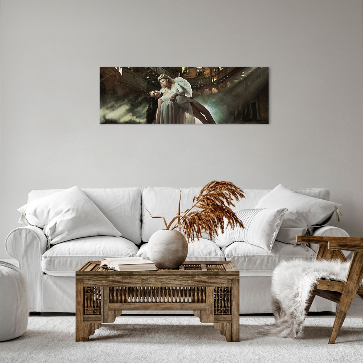 Bild auf Leinwand Frau, Bild auf Leinwand Engel, Bild auf Leinwand Kunst, Bild auf Leinwand Theater, Bild auf Leinwand Oper