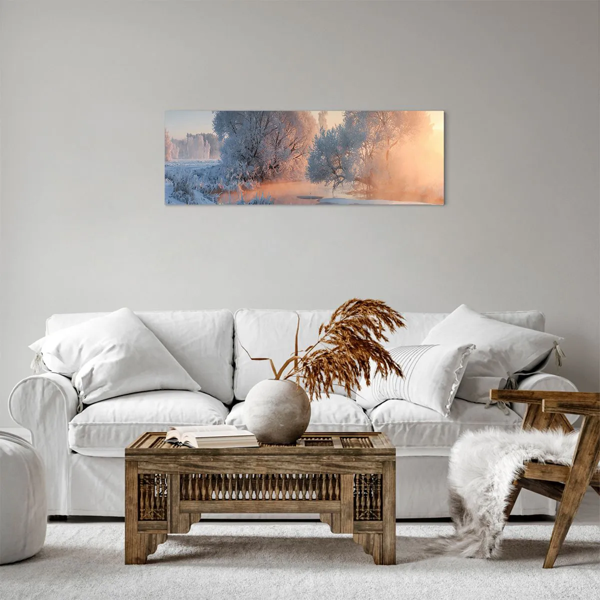 Canvas picture - Everything Shines in Sunny Crystal - 90x30 cm
