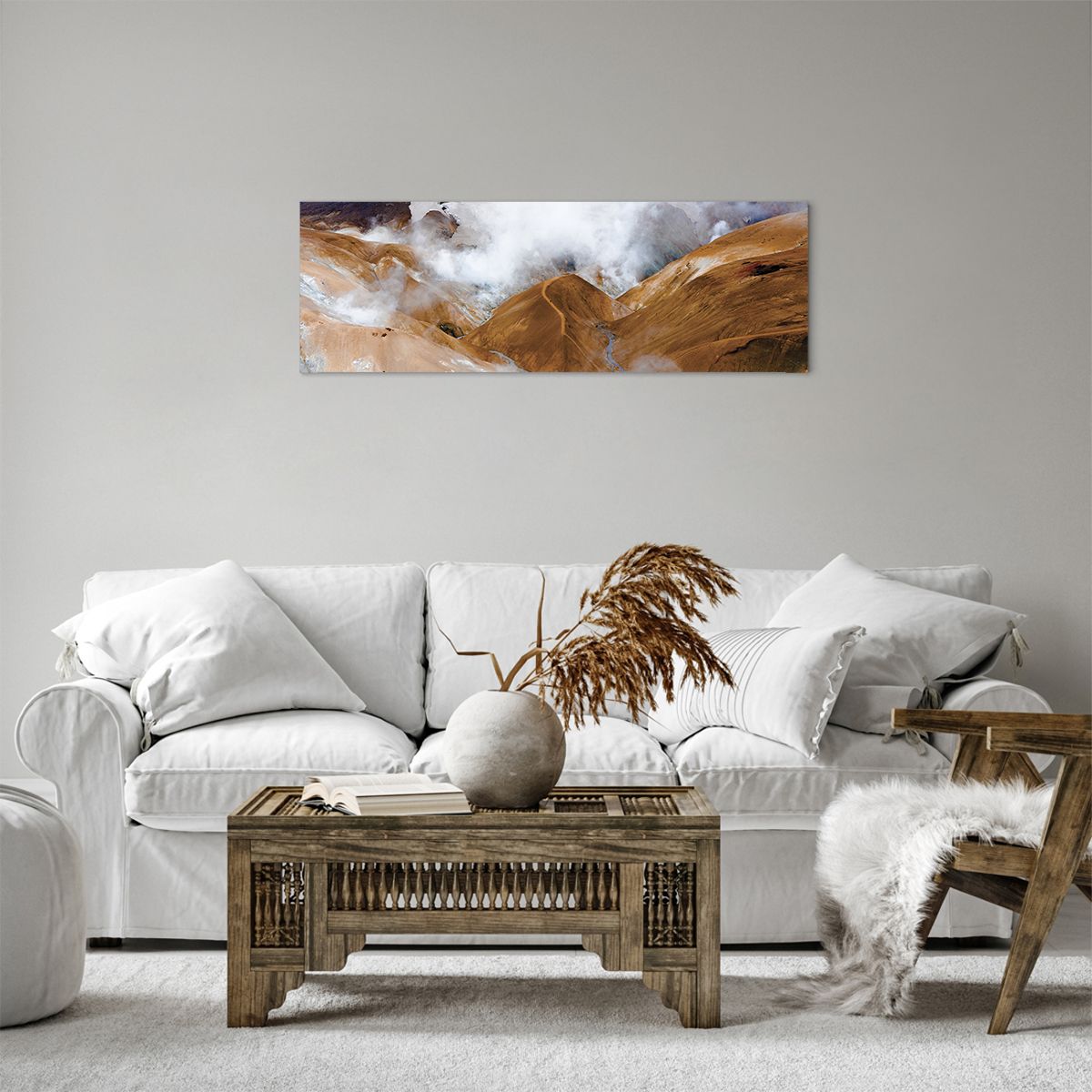 Bild auf Leinwand Landschaft, Bild auf Leinwand Wasserfall, Bild auf Leinwand Island, Bild auf Leinwand Vulkan, Bild auf Leinwand Natur