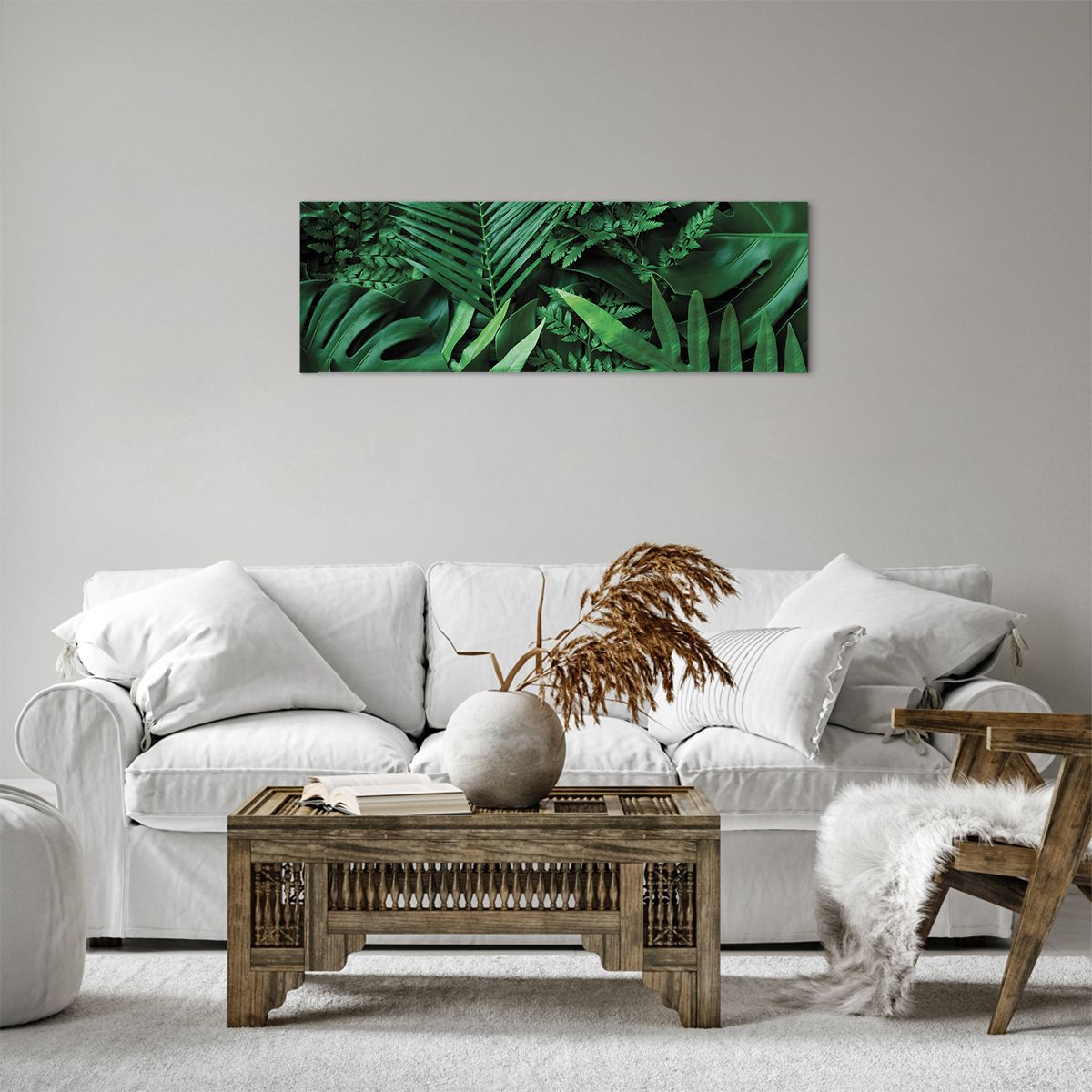 Canvas picture Exotic Plant, Canvas picture Palm Leaf, Canvas picture Monstera Leaf, Canvas picture Nature, Canvas picture Tropics