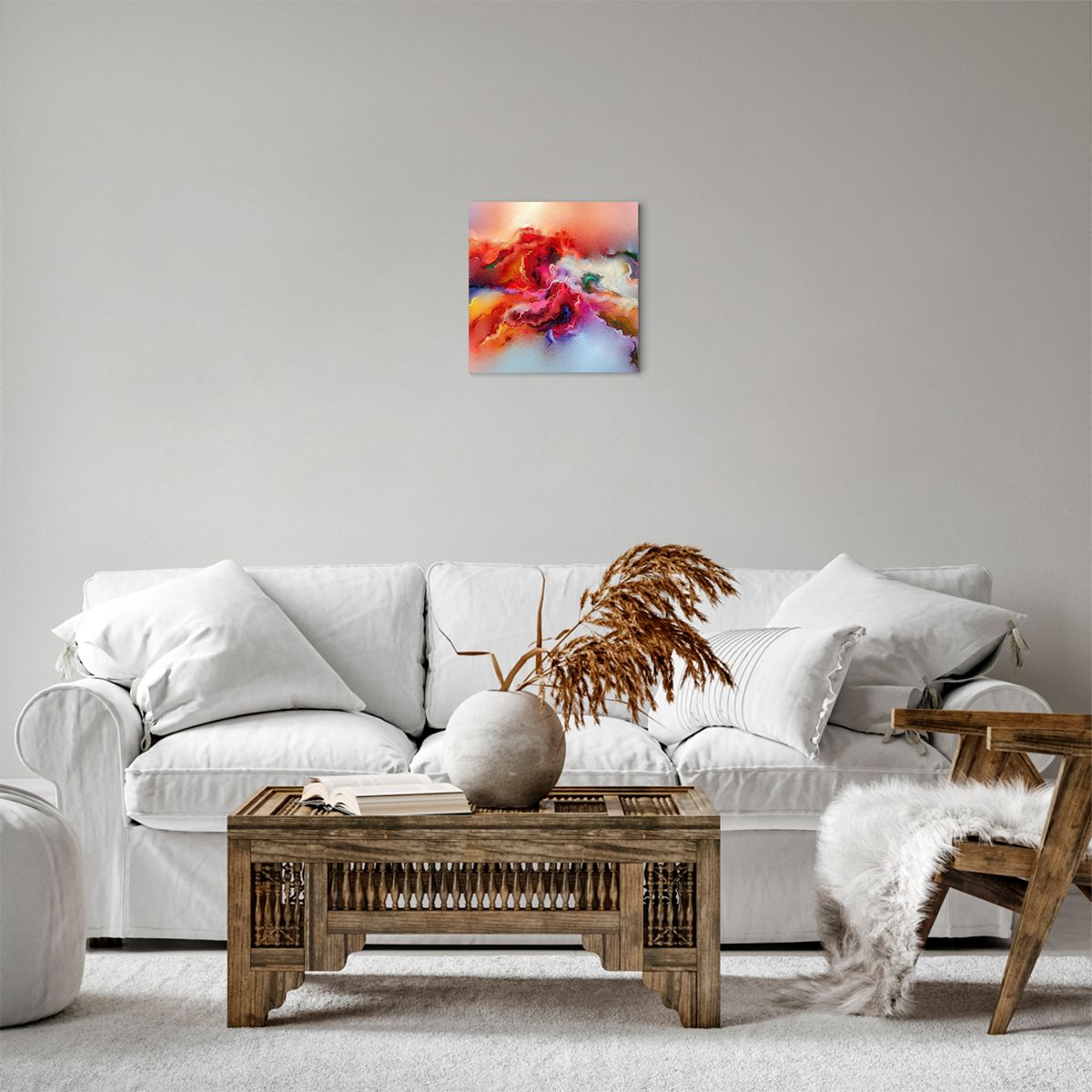 Cuadro sobre lienzo 160x50 cm - Cómo atrapar los sueños: el humo - Arttor -  Tienda con decoraciones de pared
