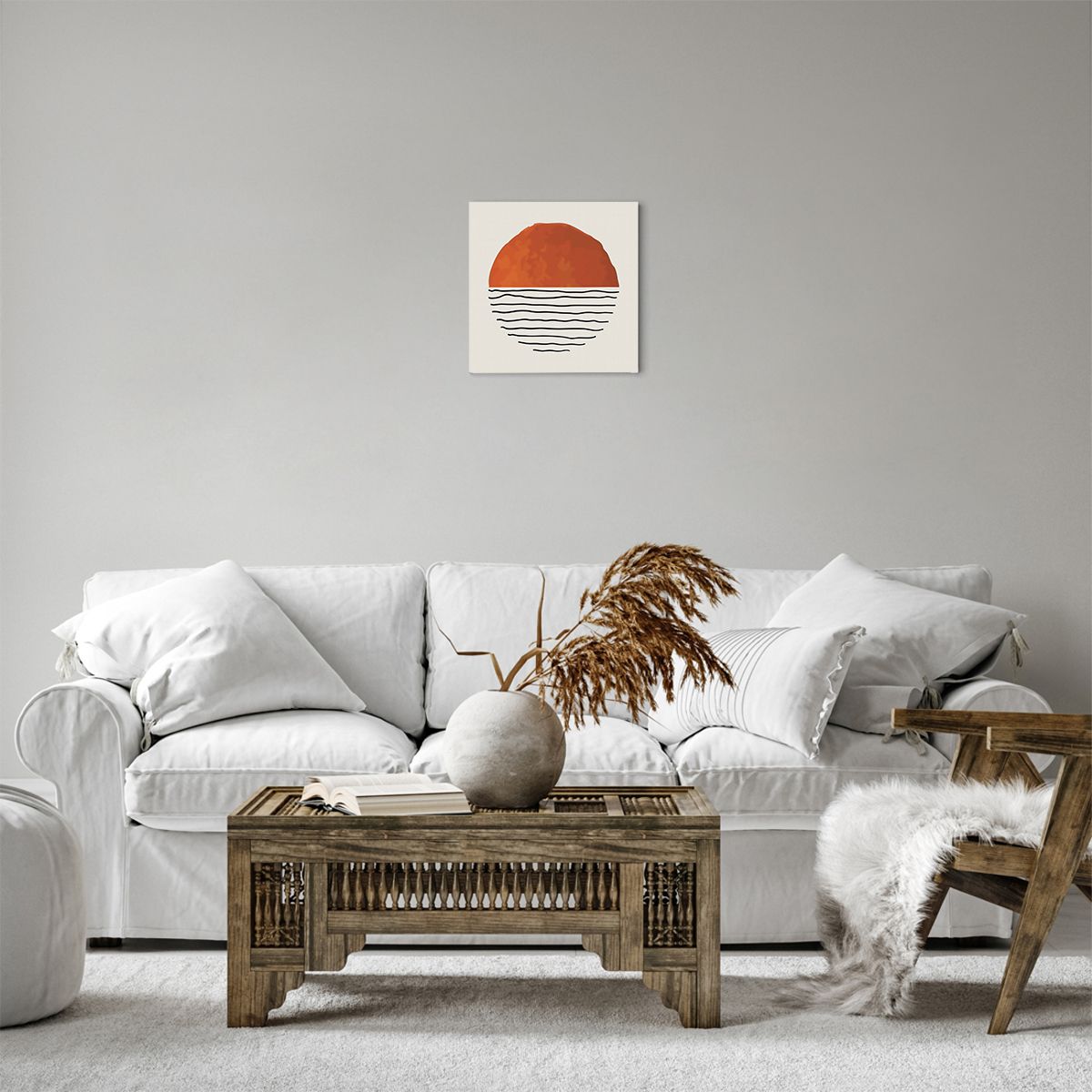 Quadro su tela 30x30 cm - Atmosfera giapponese - Arttor - Negozio con  decorazioni da parete