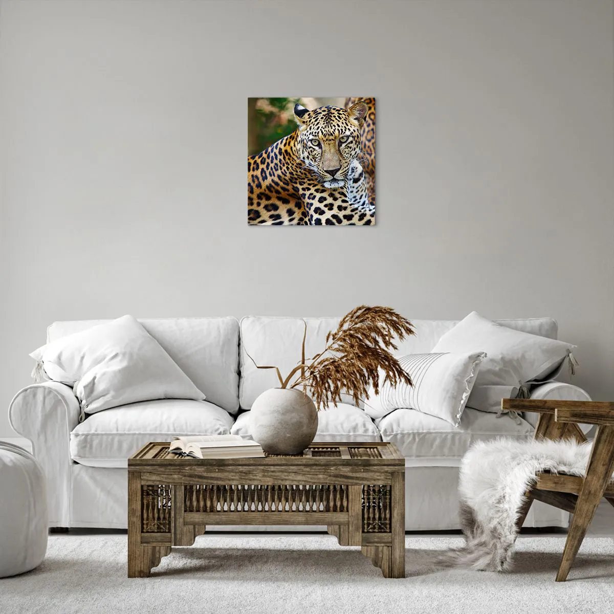 Cuadro sobre lienzo - Impresión de Imagen - Salvaje y tranquilo - 40x40 cm