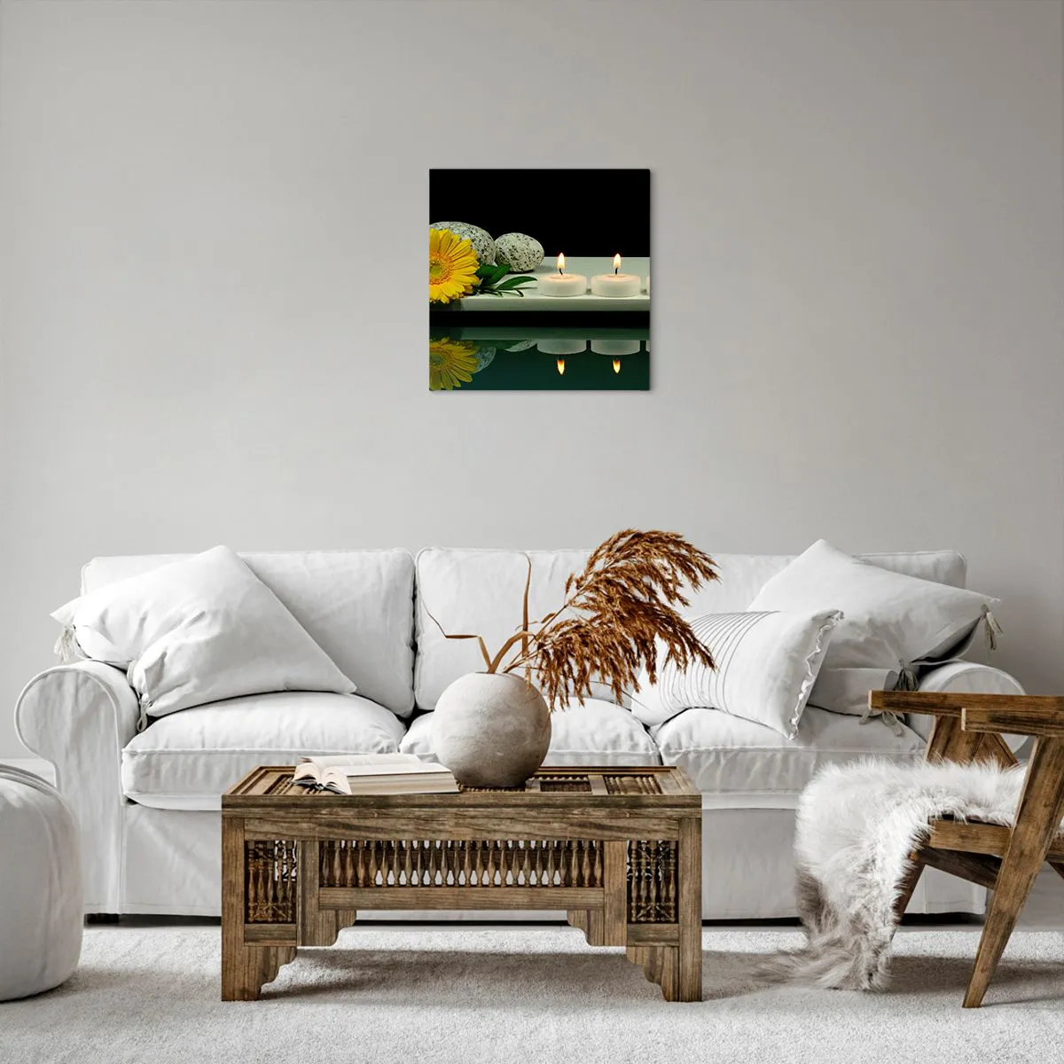 Obraz na płótnie - Ukojenie zmysłów - 40x40 cm