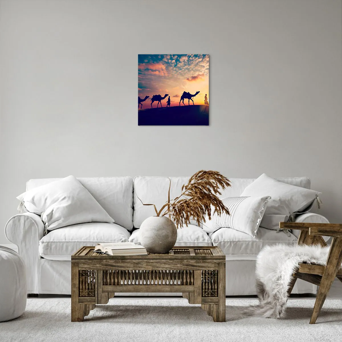 Impression sur toile - Image sur toile - L'esprit mystérieux de l'Orient - 40x40 cm