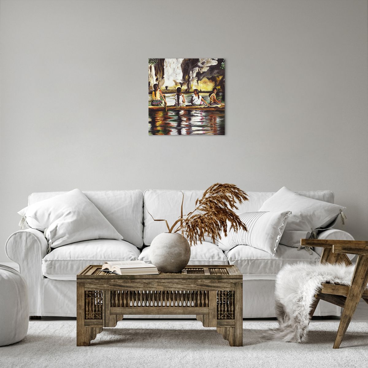 Impression sur toile Voyages, Impression sur toile Paysage, Impression sur toile Rivière, Impression sur toile Personnes, Impression sur toile Art