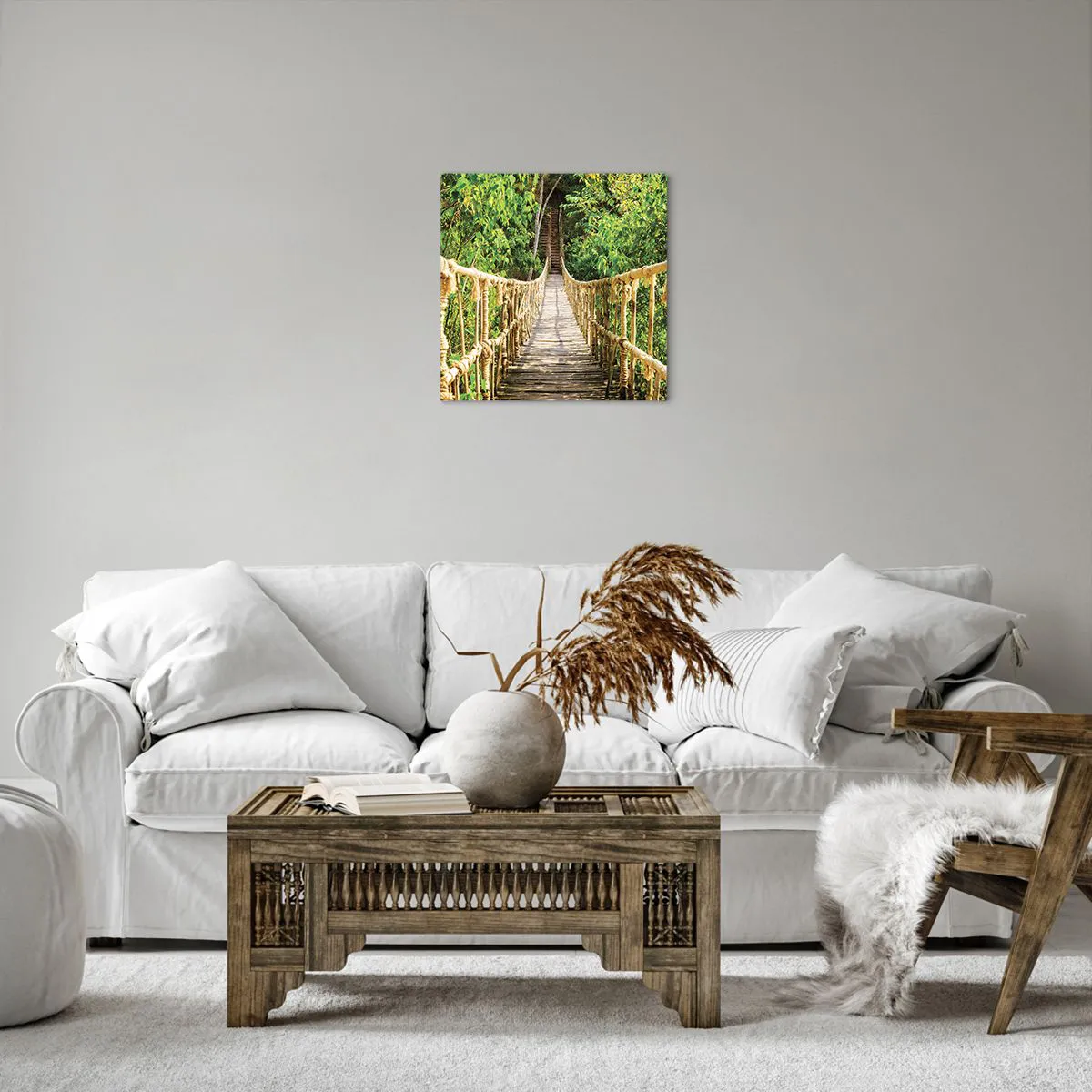 Impression sur toile - Image sur toile - Suspendu dans la nature - 40x40 cm