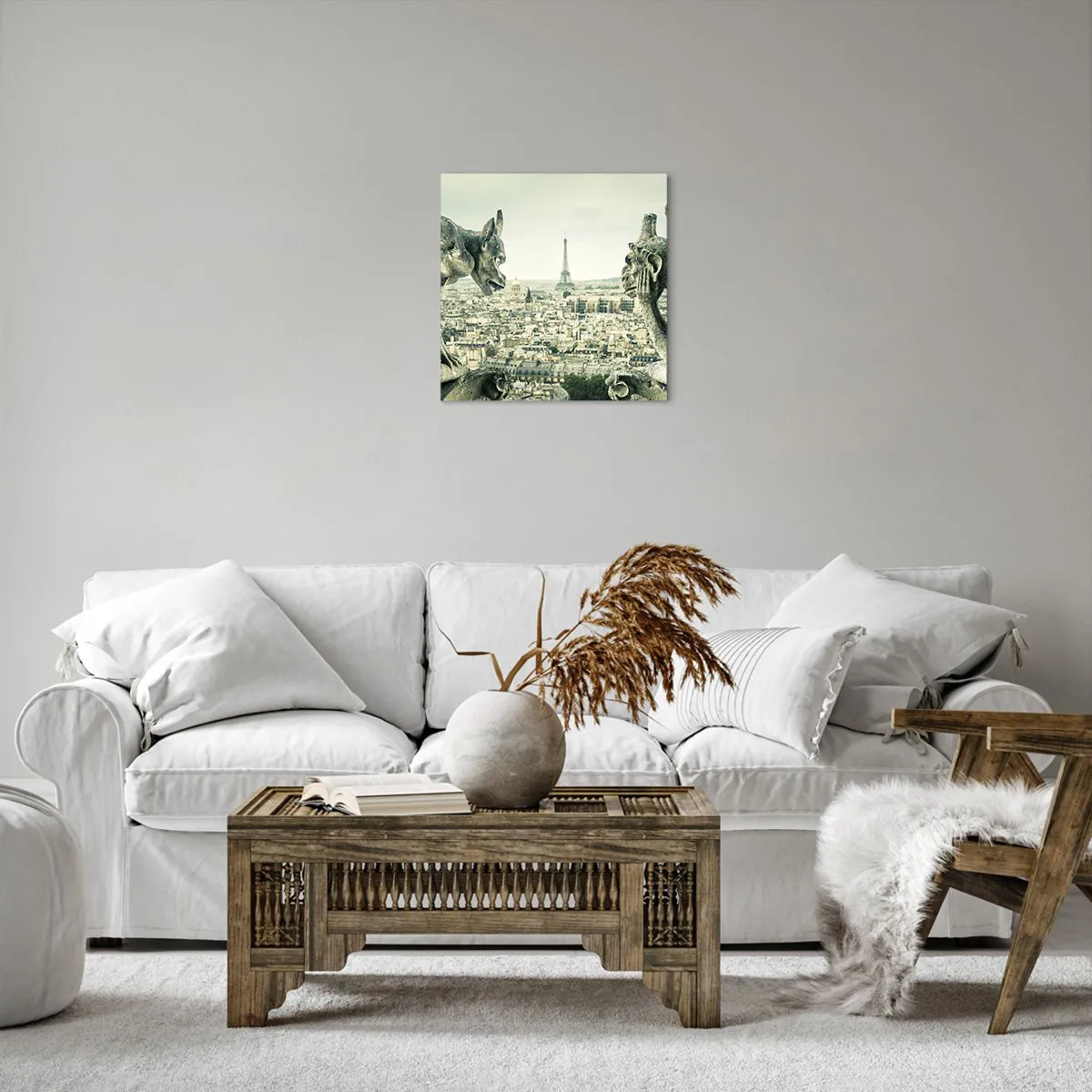 Vászonkép - Párizsi csevegés - 40x40 cm