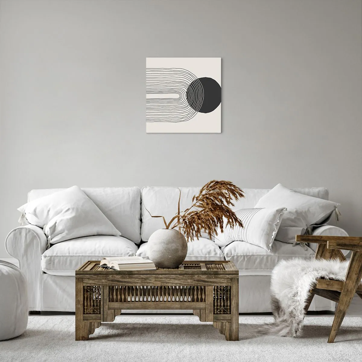 Impression sur toile - Image sur toile - Tremblement et confiance - 40x40 cm