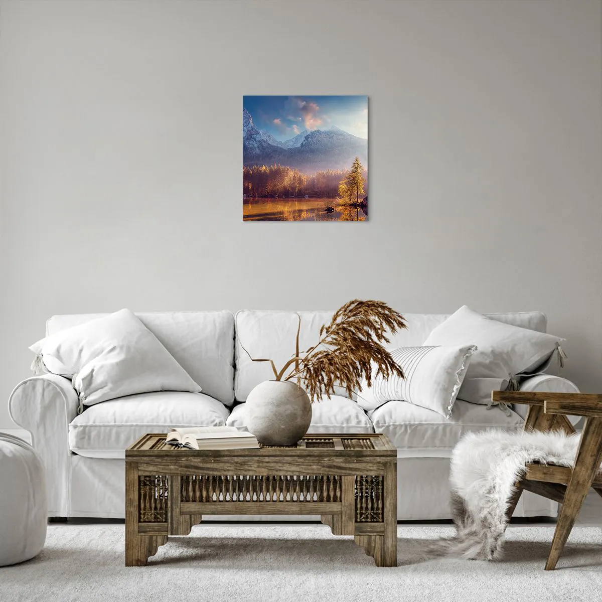 Vászonkép - A hegyekben és völgyekben - 40x40 cm