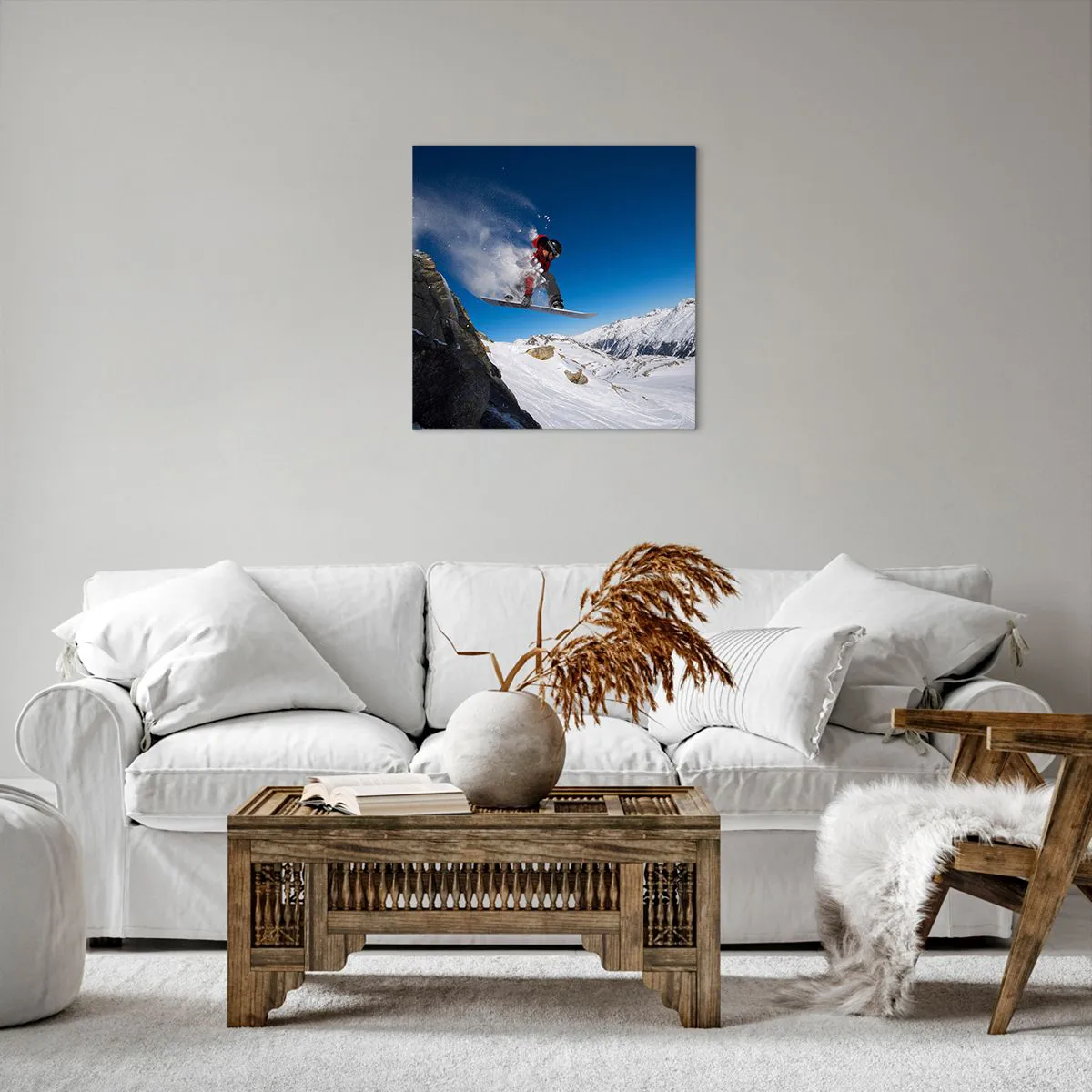 Canvas picture - And You Became Part of Space - 50x50 cm