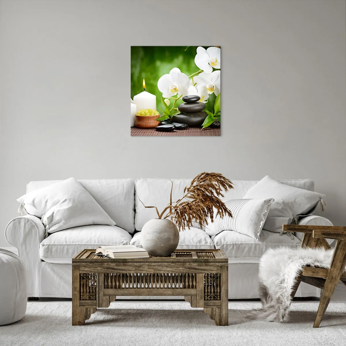 Vászonkép - Illatos, virágos, finom érintés - 50x50 cm